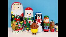 HEY DUGGEE Toy CHRISTMAS Wooden Nesting Stacking Dolls