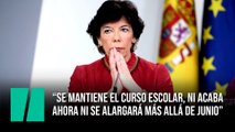 Isabel Celaá: 