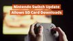 Nintendo Switch And The SD Card