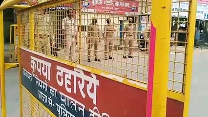 इटावा: एसएसपी के आदेश पर चप्पे-चप्पे पर तैनात दिखी पुलिस