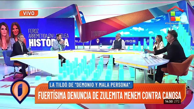 Intrusos | Sin filtro: Feroz pelea entre Zulemita Menem y Viviana Canosa