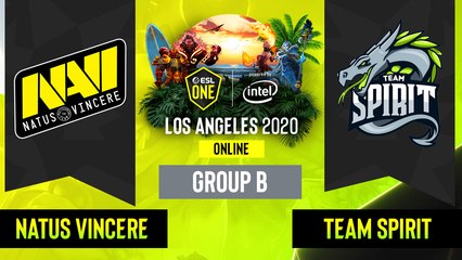 Dota2 - Natus Vincere vs. Team Spirit - Game 1 - Group B - EU:CIS - ESL One Los Angeles