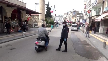 Korona korkusunun dize getiremediği motosiklet sürücüleri denetimlere takıldı