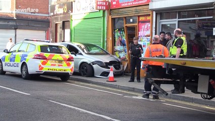 COVID-iot! UK man crashes car into storefront in Derby amid lockdown