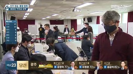 민주당 압승 일등공신은 문 대통령…힘실리는 국정운영