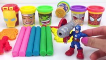 6 Colors Play Doh Modelling Clay with Superhero Cookie Molds Paw Patrol Yowie Kinder Surprise eggs