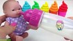 6 Colors Play Doh Ice Cream with Baby Theme Cookie Molds Surprise Toys Zuru 5