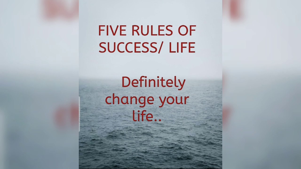 5 things keep in mind .....Jo chahiye ho life m vo jarur mille ga ....... motivational video