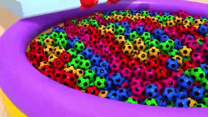 Street Vehicle with Learn Colors - Rainbow Kinder Surprise Egg on Slide Pretend Play for Kids