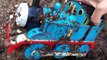 Thomas los trenes de juguete del motor del tanque y el lavado de coches de Disney Cars Lightning McQueen para niños