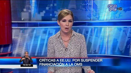 Críticas contra Trump por suspender financiación a la OMS