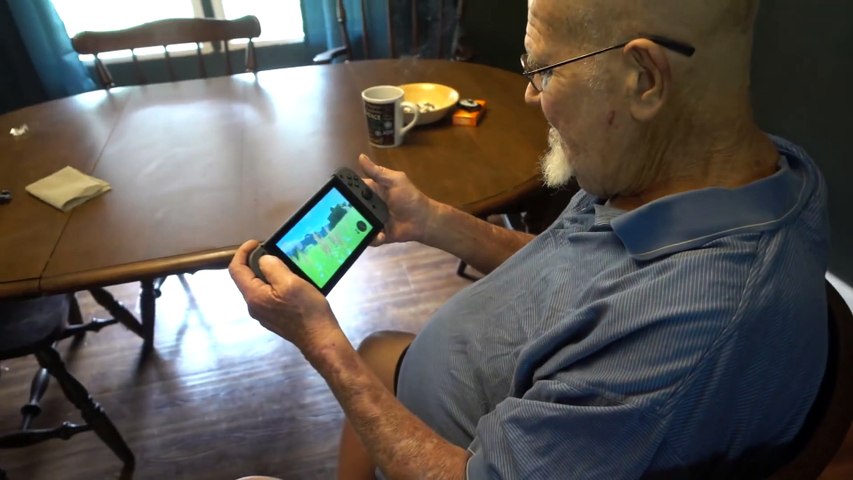 ANGRY GRANDPA DESTROYS NINTENDO SWITCH!