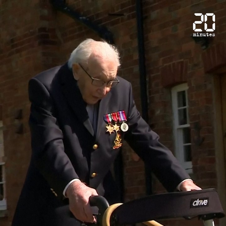 Coronavirus : Il récolte plus de 5 millions de livres pour les soignants en faisant des tours de jardin