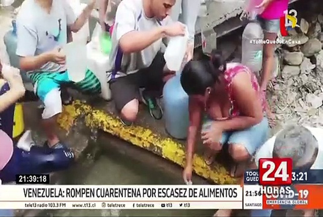 Coronavirus en Venezuela: población rompe cuarentena por escasez de alimentos