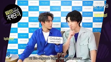 [PT/BR] Entrevista do Lucas e Hendery @ SHISEIDO Onlylady