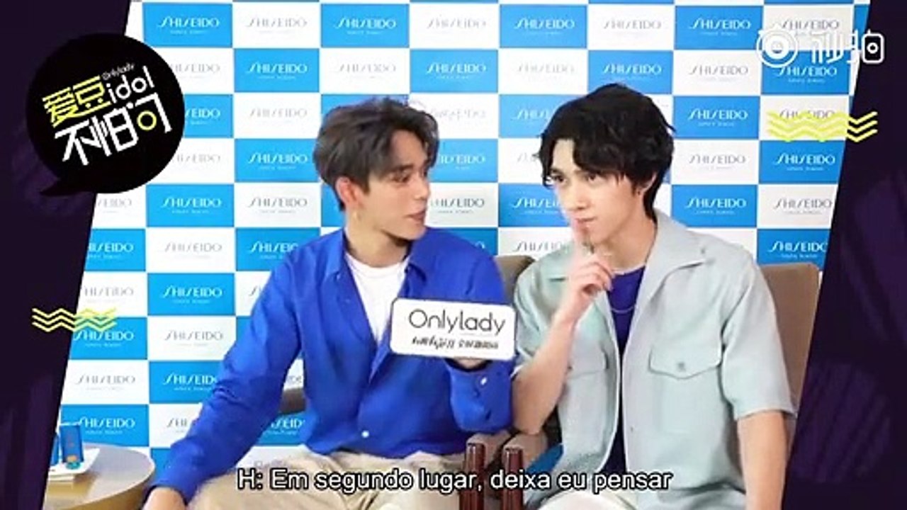 [PT/BR] Entrevista do Lucas e Hendery @ SHISEIDO Onlylady