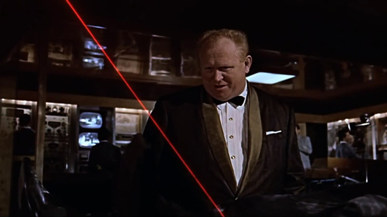 James Bond GOLDFINGER movie (1964) - Clip with Sean Connery and  Gert Fröbe - Do you expect me to talk?