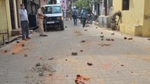 Drone visuals show mob pelting stones at health workers in UP's Moradabad