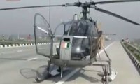 IAF helicopter makes emergency landing on expressway in UP