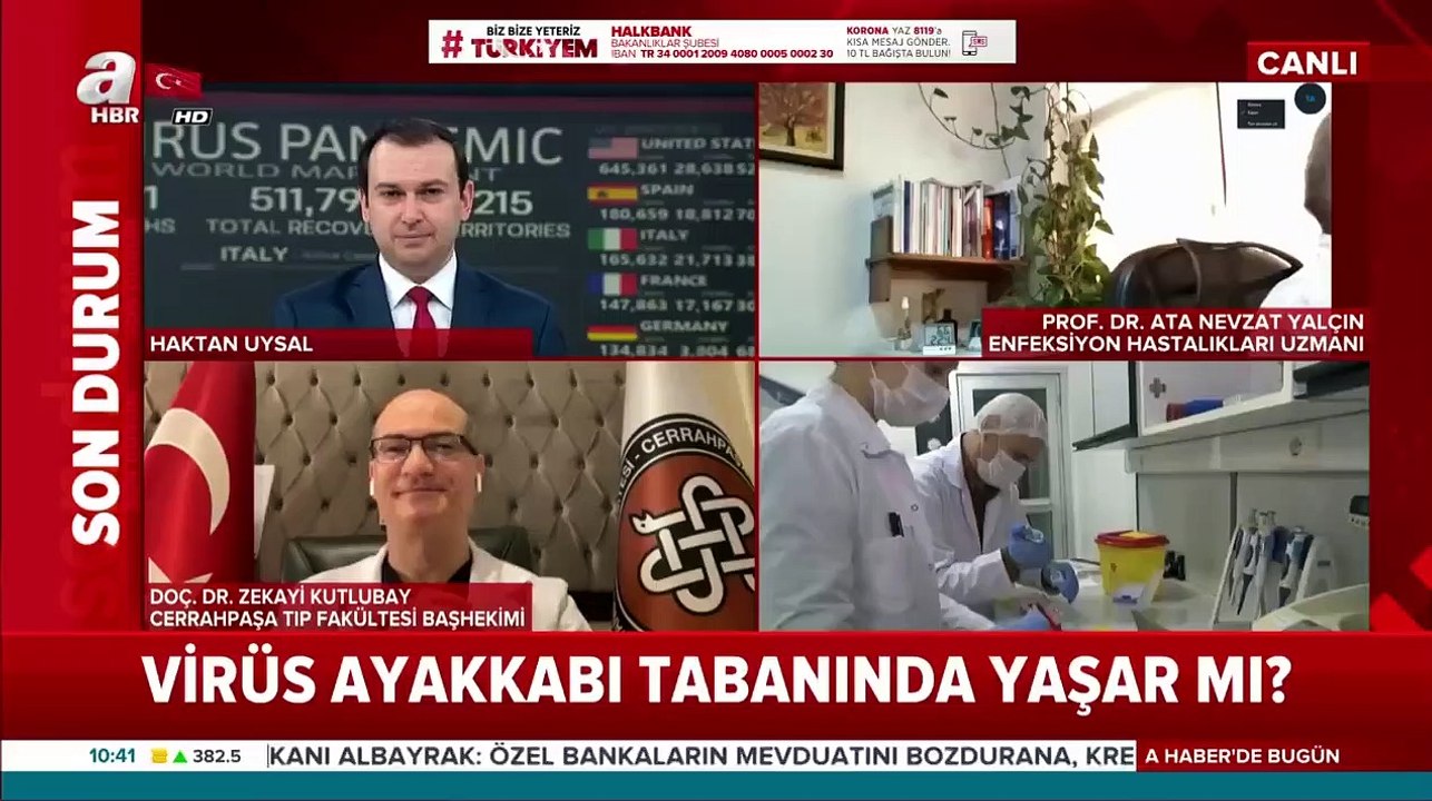 Cerrahpaşa Tıp Fakültesi Başhekimi Doç. Dr. Zekayi Kutlubay canlı yayında açıkladı: Son 10-12 gündür....