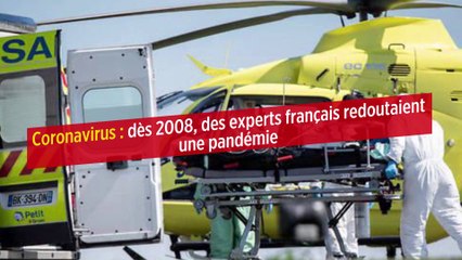 Coronavirus : dès 2008, des experts français redoutaient une pandémie