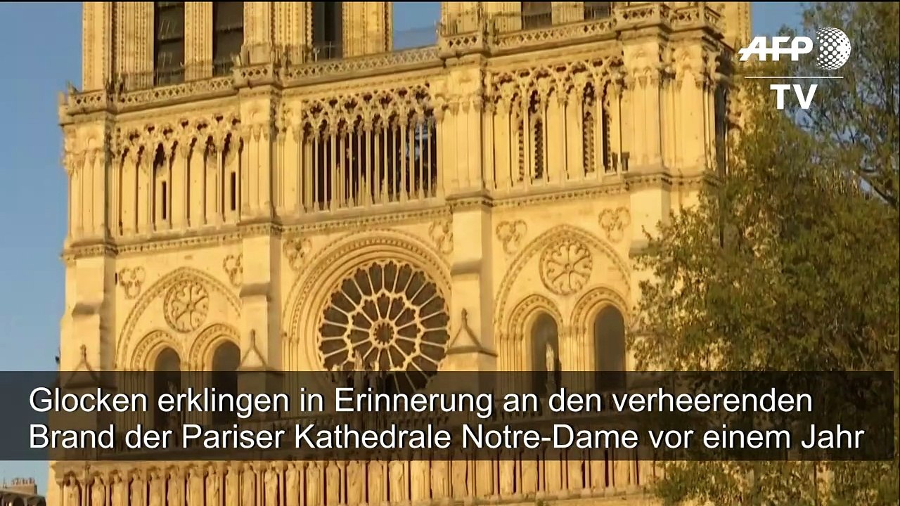 Glocke von Notre-Dame läutet in Erinnerung an Brand vor einem Jahr