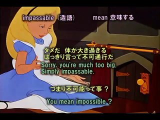 "Alice in Wonderland 03" English-Japanese parallel translation　03　ドアの取っ手