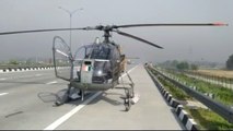 IAF helicopter makes emergency landing on expressway in Baghpat due to technical glitch