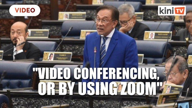 Anwar suggests Parliament sitting via video conferencing, Zoom
