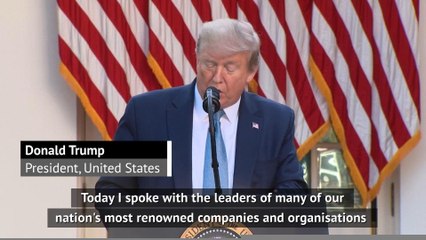 Trump pleads for the return of sports in effort to reopen US economy