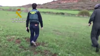 Denunciada una mujer que paseaba con su perro por un camino rural en Burgos y que fue avistada por un helicóptero de la Guardia Civil