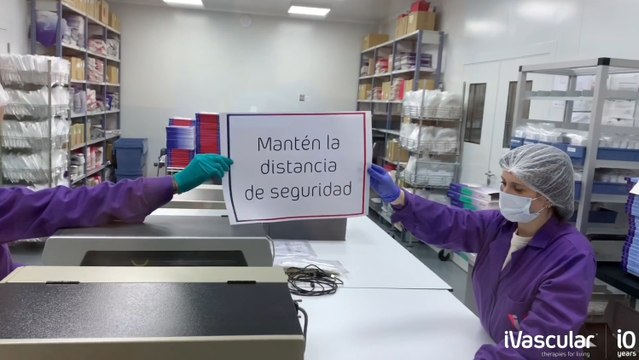 La empresa iVascular recuerda las recomendaciones en un vídeo solidario