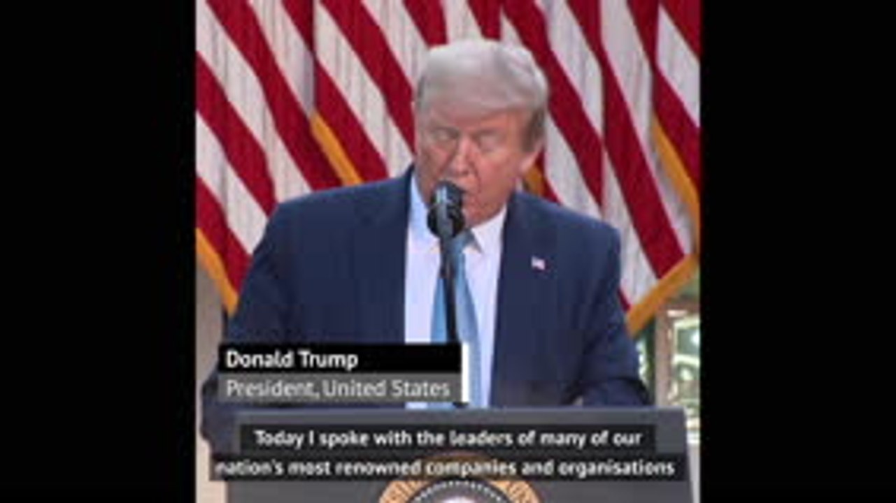 Trump pleads for the return of sports in effort to reopen US economy