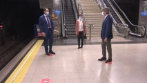 Metro de Madrid establece la distancia de seguridad entre usuarios