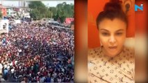 Amid lockdown, Rakhi Sawant demands private jet from govt to fly out of India