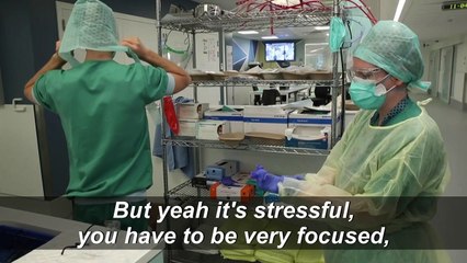 Belgium: a night with a nurse at hospital in a COVID-19 unit