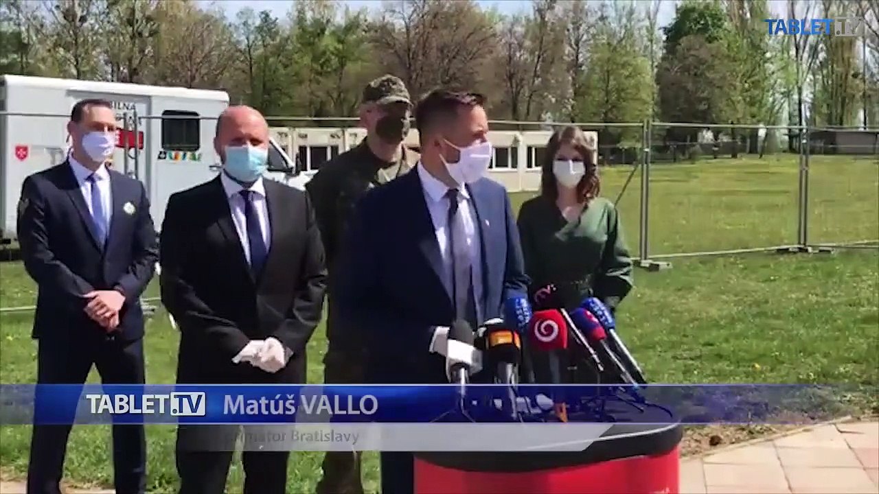 ZÁZNAM: Brífing primátora Bratislava M. Valla a ministra obrany J. Naďa