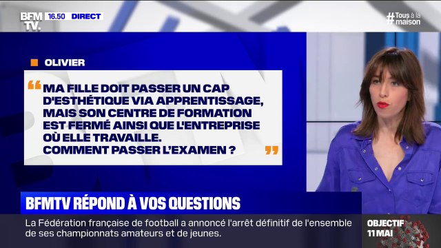Je dois passer un CAP via apprentissage mais mon centre de formation et mon entreprise sont fermés, comment passer l'examen ?