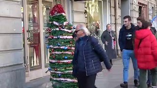 The Best Christmas tree Scare Prank 2020 - New Year's joke