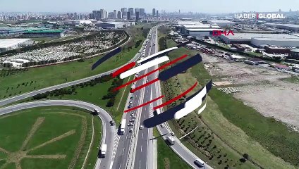 TEM'de denetim sırasında kilometrelerce araç kuyruğu oluştu
