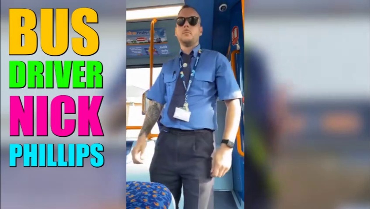 Dancing bus driver Nick Phillips