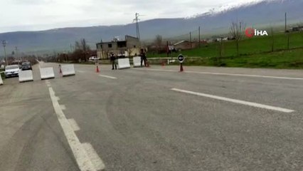 Güroymak'ta bir belde karantinaya alındı