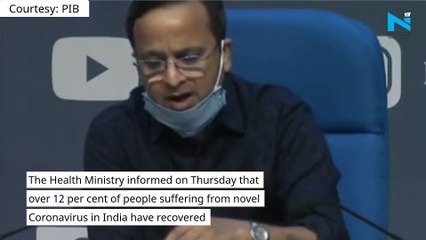 Download Video: 12% Covid-19 patients recover in India, 325 districts Coronavirus free: Health Ministry