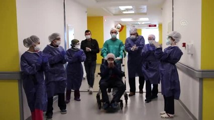 88 yaşındaki hasta koronavirüsü yenmeyi başardı