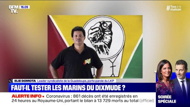 Coronavirus: le porte-parole du LKP demande à ce que les marins qui arrivent en Guadeloupe soient mis en quatorzaine ou testés