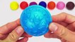 Learn Colors with 8 Color Play Doh Ball and Alligators Molds Surprise Toys Yowie Surpris Eggs