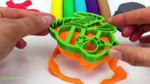 Learn Colors with 8 Color Play Doh Modelling Clay and Bee Octopus Cookie Molds Surprise Toys