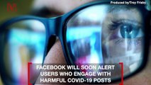 Facebook Will Now Alert Users Who Engage with Harmful COVID-19 Posts