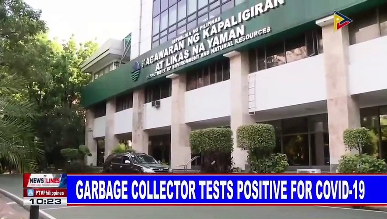 Garbage collector tests positive for CoVID-19;...