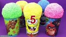 Play Foam Ice Cream Cups Surprise Toys Hello Kitty Hatchimals Kinder Surprise Eggs